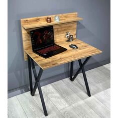 Stewehome Γραφείο με Ράφι Οργάνωσης δρυς 82x57x112 cm 790219 |  Γραφεία στο espiti