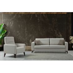Stewehome 3+1 σετ καναπέδες Berjer Μπεζ 217x83x43 cm 792936 |  Καναπέδες στο espiti