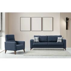 Stewehome Σετ καναπέδες 3+1 Berjer Ανθρακί 217x83x43 cm 792936 |  Καναπέδες στο espiti