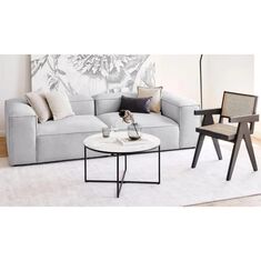 Stewehome Διθέσιος Καναπές Σαλονιού 2τμχ γκρι 220x110x70 cm 803436 |  Καναπέδες στο espiti