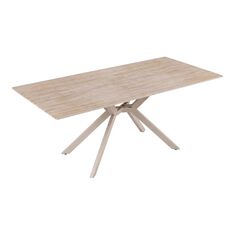 Τραπέζι Olven pakoworld sintered stone σε όψη τραβερτίνας 180x90x75εκ |  Τραπέζια στο espiti