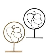 Beauty Home ΜΕΤΑΛΛΙΚΟ ΣΤΟΙΧΕΙΟ ΑΓΓΕΛΑΚΙ ΜΕ ΒΑΣΗ 38 cm  Μαύρο     |  Χριστουγεννιάτικα Διακοσμητικά στο espiti