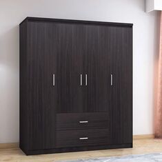 Ντουλάπα ρούχων τετράφυλλη OLYMPUS pakoworld χρώμα wenge 159x57x183εκ |  Ντουλάπες ρούχων στο espiti