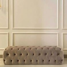 Stewehome Πάγκος Chester (μινκ) 120x40x40 cm 939670 |  Πουφ στο espiti