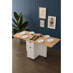 Stewehome Πτυσσόμενο τραπέζι κουζίνας Πεύκο KM-22 40x70x75 cm 416949 |  Τραπέζια στο espiti