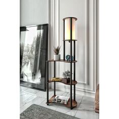 Stewehome Ραφιέρα Φωτιστικό MDF Οικολογική Χωρίς Φορμαλδεΰδη 48x30x140 cm 311969 |  Δαπέδου στο espiti