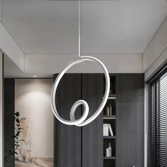 Stewehome Μοντέρνο Λευκό Φωτιστικό Οροφής με LED Μονόφωτο 30x30x90 cm 609558 |  Οροφής στο espiti