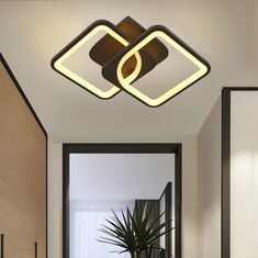Stewehome Μαύρο LED Φωτιστικό Χωλ με Ημέρας Φως 20x35x10 cm 887086 |  Οροφής στο espiti