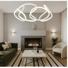 Stewehome Λευκό Κρεμαστό Φωτιστικό LED 3 Χρωμάτων 50x15x15 cm 628446 |  Οροφής στο espiti
