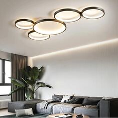 Stewehome Loretto Μοντέρνα 3 Χρώματα LED Πλαφονιέρα Μοντέρνο Φωτιστικό 60x60x10 cm 765316 |  Οροφής στο espiti