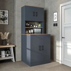Stewehome Ντουλάπι Πλυντηρίου με Πόρτες 70x68.8x180 cm 944519 |  Στήλες Μπάνιου στο espiti