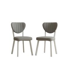 Stewehome Καρέκλα Τραπεζαρίας Elma Babyface Γκρι Ανοιχτό 42x45x100 cm 979195 |  Καρέκλες στο espiti