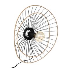 Φωτιστικό τοίχου-απλίκα Alara pakoworld E27 40W χρυσό-μαύρο Φ45x11εκ |  Απλίκες στο espiti