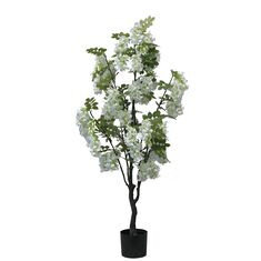 Διακοσμητικό φυτό Bean flowers σε γλάστρα Inart λευκό pp Υ125εκ |  Φυτά συνθετικά - Λουλούδια στο espiti
