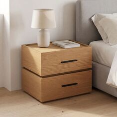 Κομοδίνο Sonlen pakoworld mdf σε oak απόχρωση 60x40x44.5εκ |  Κομοδίνα στο espiti