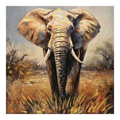 Πίνακας σε καμβά Elepho Inart 100x3x100εκ |  Πίνακες στο espiti