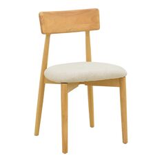 Καρέκλα Tullo pakoworld rubberwood σε φυσική απόχρωση 46x45x78εκ |  Καρέκλες στο espiti