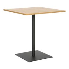 Τραπέζι Nerobian pakoworld mdf σε sonoma απόχρωση 70x70x75εκ |  Τραπέζια στο espiti