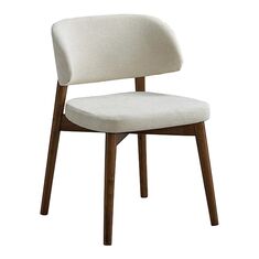 Καρέκλα Siena pakoworld rubberwood σε καρυδί-εκρού απόχρωση 48x50x81εκ |  Καρέκλες στο espiti