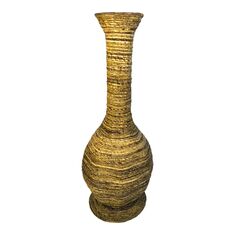 Διακοσμητικό βάζο Strail Inart banana rope σε φυσική απόχρωση Φ40x100εκ |  Διακοσμητκά στο espiti