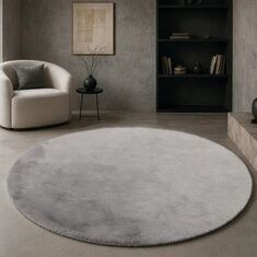 Χαλί Mellow 11 Grey Ροτόντα - Ροτόντα Φ120 cm 52019535 Teoran |  Χαλιά Σαλονιού  στο espiti