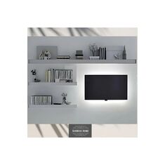 Stewehome Σετ 3 ραφιών τοίχου για τηλεόραση από MDF σε λευκό χρώμα 50x15x18 cm 305584 |  Ραφιέρες τοίχου στο espiti