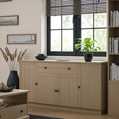 Μπουφές Libby pakoworld oak 160x39.5x83εκ |  Μπουφέδες στο espiti