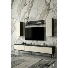 Stewehome Σετ μονάδας τηλεόρασης 180x30x41 cm 251089 |  Έπιπλα τηλεόρασης στο espiti