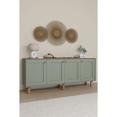 Stewehome Μποέμ σειρά κονσόλα Πράσινο 180x40x75 cm 258068 |  Βιτρίνες - Έπιπλα εισόδου στο espiti