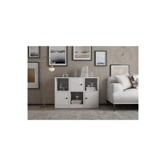 Stewehome Κονσόλα με ράφι και ντουλάπι Λευκό 40x98x72 cm 838675 |  Βιτρίνες - Έπιπλα εισόδου στο espiti