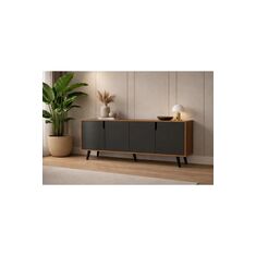 Stewehome μοντέρνα κονσόλα σαλονιού 180x45x80 cm 151587 |  Βιτρίνες - Έπιπλα εισόδου στο espiti