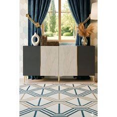 Stewehome Κονσόλα έπιπλο τηλεόρασης πολύχρηστο ντουλάπι και γωνιά καφέ με ράφι και πόρτες για το σαλόνι 150x32x75 cm 267502 |  Βιτρίνες - Έπιπλα εισόδου στο espiti