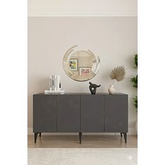 Stewehome Κονσόλα γιούμουζ για τηλεόραση πολυλειτουργικό ντουλάπι και γωνιά καφέ 150x32x79 cm 329743 |  Βιτρίνες - Έπιπλα εισόδου στο espiti