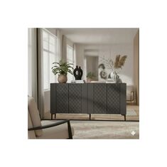 Stewehome Κονσόλα έπιπλο τηλεόρασης πολύχρηστο ντουλάπι και γωνιά καφέ 150x32x75 cm 990573 |  Βιτρίνες - Έπιπλα εισόδου στο espiti