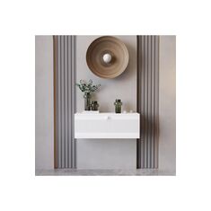 Stewehome Κονσόλα τοίχου με πόρτα από 100% MDF Λευκό 69x26x24 cm 918433 |  Βιτρίνες - Έπιπλα εισόδου στο espiti
