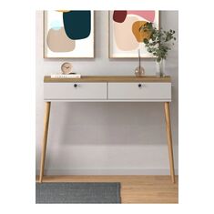 Stewehome Σκανδιναβικού στιλ κονσόλα με πόδια 110x88x88 cm 684548 |  Βιτρίνες - Έπιπλα εισόδου στο espiti