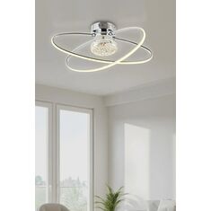 Stewehome Σετ 2 μοντέρνα φωτιστικά οροφής με led για σαλόνι καθιστικό κουζίνα παιδικό δωμάτιο από μέταλλο Πολύχρωμο 50x25x20 cm 894890 |  Οροφής στο espiti