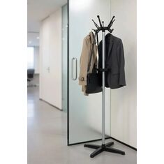 Stewehome Φορητή μεταλλική κρεμάστρα με πόδια κλασικού στυλ Γκρι 29x170 cm 791718 |  Καλόγεροι -Κρεμάστρες στο espiti