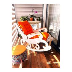 Stewehome Λευκή κουνιστή πολυθρόνα ξεκούρασης τηλεόρασης από mdf χωρίς μαξιλάρι σκανδιναβικού στιλ Λευκό 993917 |  Πολυθρόνες τραπεζαρίας στο espiti
