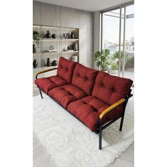 Stewehome Σετ μεταλλικού καναπέ τριθέσιου για μπαλκόνι κήπο καφέ 965951 |  Σετ τραπεζαρία κήπου στο espiti