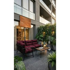 Stewehome Σετ μπαλκονιού και μπιστρό με γωνιακό κάθισμα μεταλλικό σκανδιναβικού στιλ 1 τεμαχίου 70x45x72 cm 777189 |  Σετ τραπεζαρία κήπου στο espiti