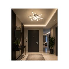 Stewehome Μοντέρνο σπορ φωτιστικό οροφής για σαλόνι καθιστικό Μπεζ 20x60x20 cm 639075 |  Οροφής στο espiti