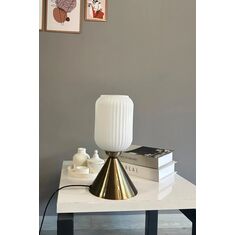 Stewehome διακοσμητική επιτραπέζια λάμπα από γυαλί για κομοδίνο υπνοδωματίου 14415878 |  Επιτραπέζια στο espiti
