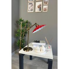 Stewehome διακοσμητικός επιτραπέζιος φωτιστικός μεταλλικός κόκκινος φωτισμός για παιδικό δωμάτιο 9187462 |  Επιτραπέζια στο espiti