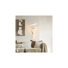 Stewehome ς διακοσμητικός φωτιστικός τοίχου με led Λευκό 20x35 cm 42521950 |  Απλίκες στο espiti