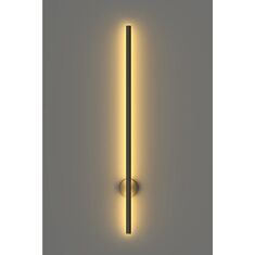 Stewehome Φωτιστικό τοίχου LED με αλουμίνιο Μαύρο 87325102 |  Απλίκες στο espiti