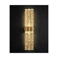 Stewehome Μοντέρνος φωτιστικός τοίχου με led και 3 λαμπτήρες για τοίχο 10030294 |  Απλίκες στο espiti