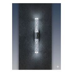 Stewehome Μοντέρνο φωτιστικό τοίχου LED με μπαταρία και λευκά LED 31 cm σε ανθρακί γκρι 64770322 |  Απλίκες στο espiti