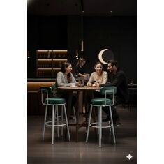 Stewehome Σκαμπό μπαρ χωρίς ανάγκη συναρμολόγησης ύψους 65 Πράσινο 24339576 |  Σκαμπώ μπαρ στο espiti