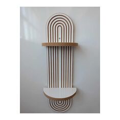Stewehome Λευκή σκανδιναβική ραφιέρα τοίχου από mdf Λευκό 20x12x12 cm 92641642 |  Ραφιέρες τοίχου στο espiti